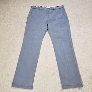 Tommy Bahama Pants Mens 35x32* Gray Straight Chino Casual Preppy Cotton Tencel